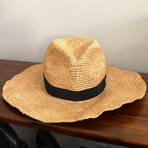 J. Crew - Wide-brim packable straw hat - Picture 3 of 5